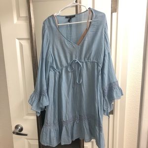 BCBG Maxazria baby blues dress